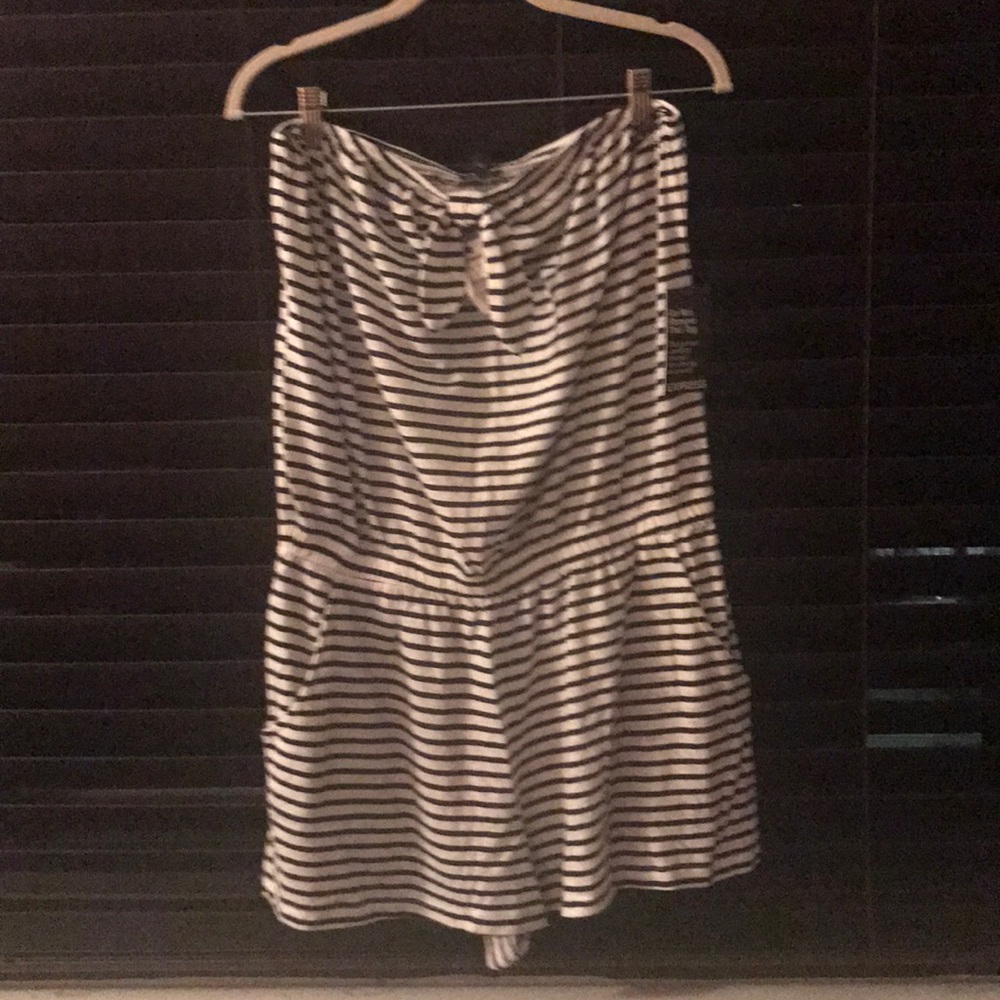 Brand new Express striped romper